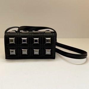 Zara Crossbody Bag with Studs Black